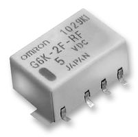 OMRON ELECTRONIC COMPONENTS,G6K-2F-RF-DC5,RELAY, HF DPDT 5VDC OMRON ELECTRONIC COMPONENTSG6K-2F-RF-DC5