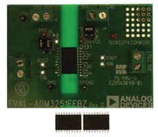 ANALOG DEVICES,EVAL-ADM3251EEBZ,ADM3251E, TXRX, RS232, EVAL BOARD ANALOG DEVICESEVAL-ADM3251EEBZ