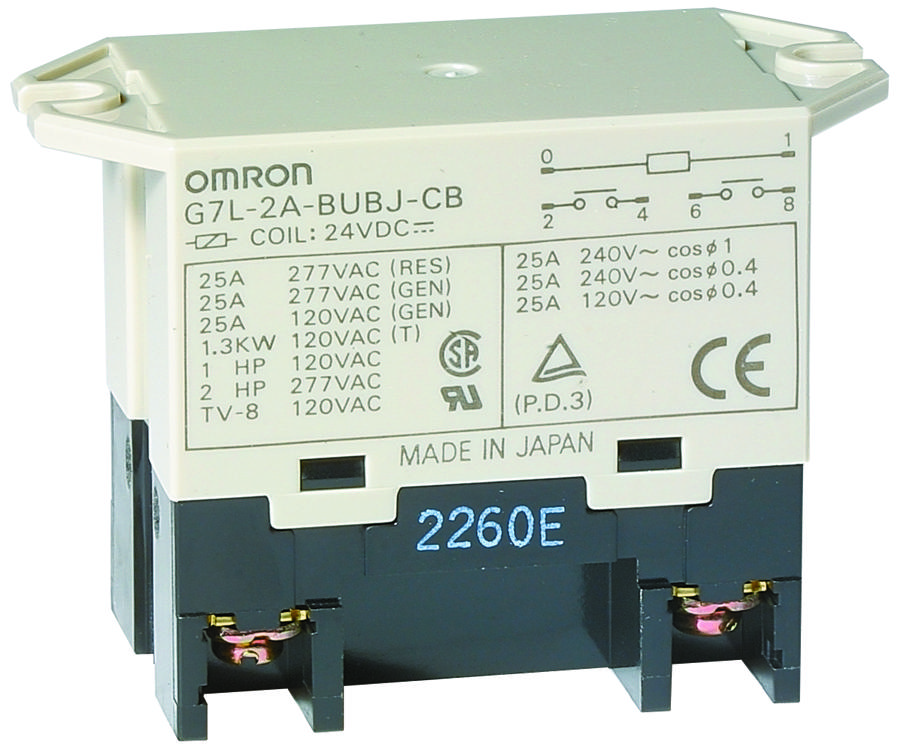 Omron Electronic Components G7L-1A-Bub-J-Cb Ac100/120