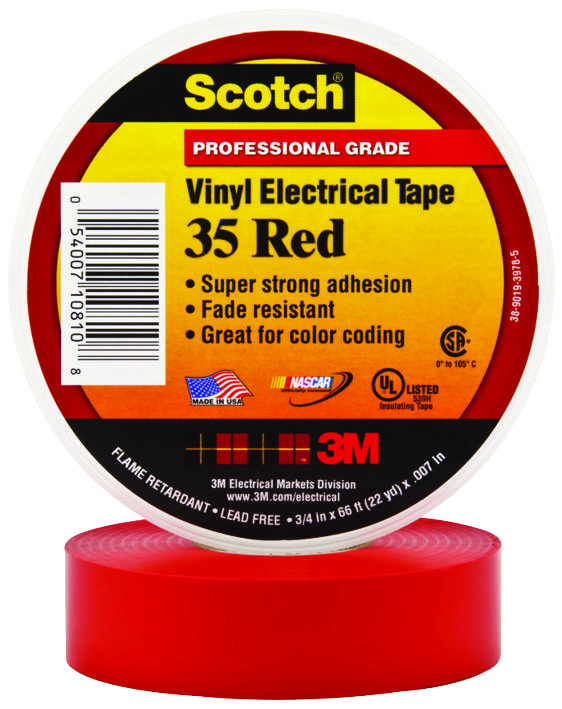 3M 35 Red (3/4X66Ft)