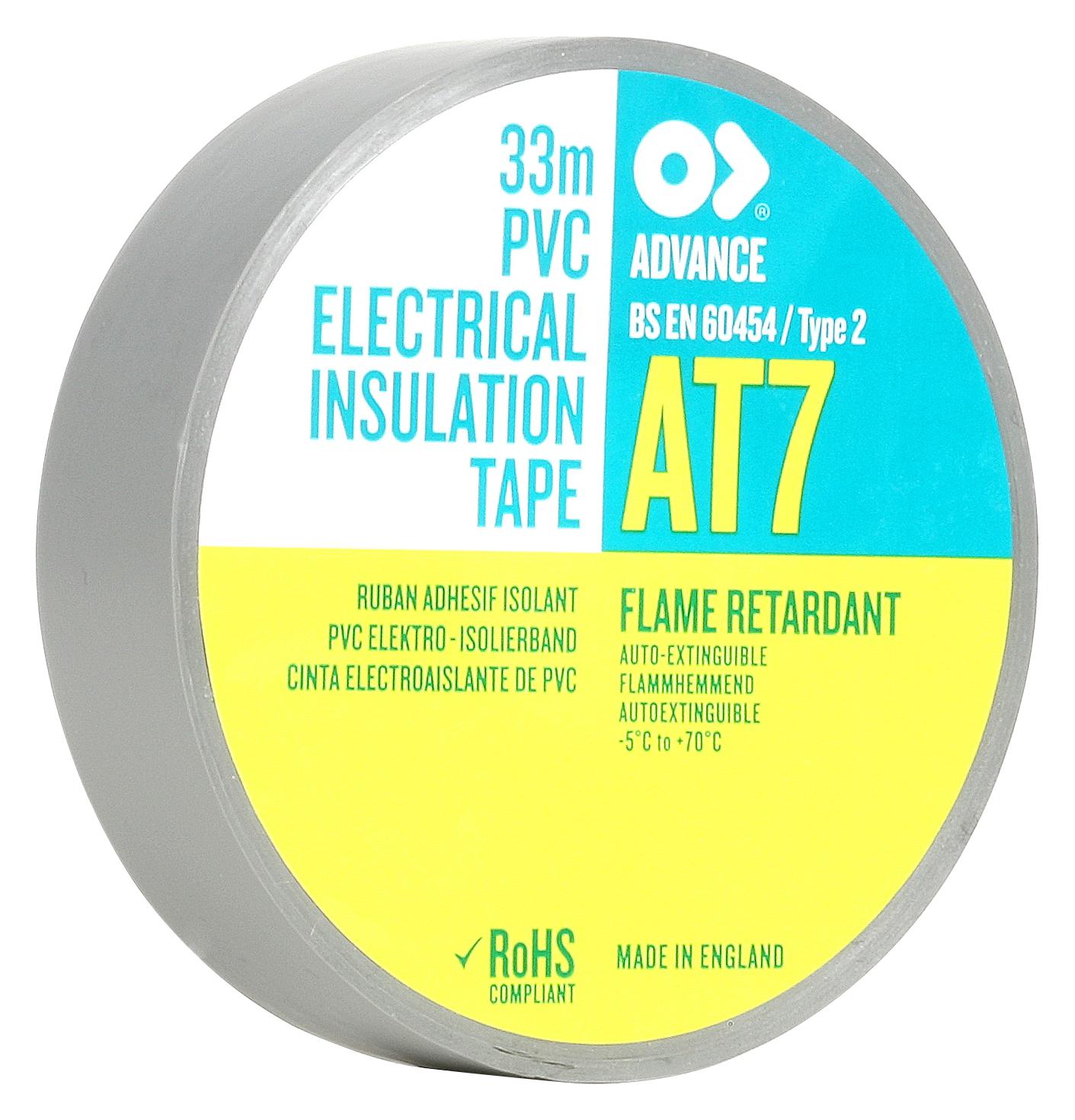 Advance Tapes At7 Grey 33M X 19mm