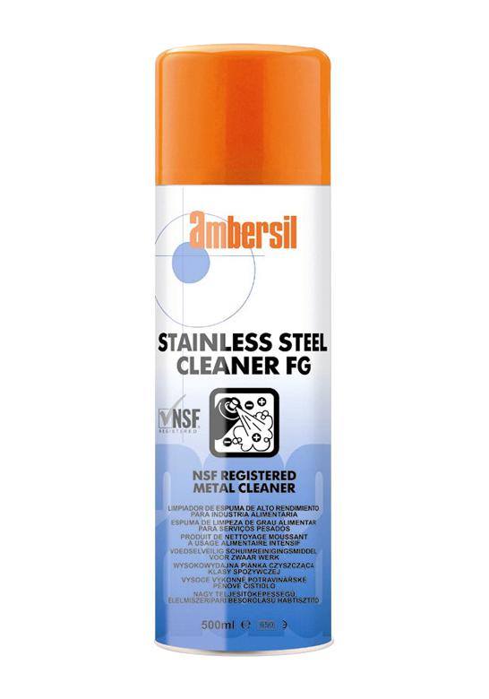 Ambersil Stainless Steel Cleaner Fg, 500Ml