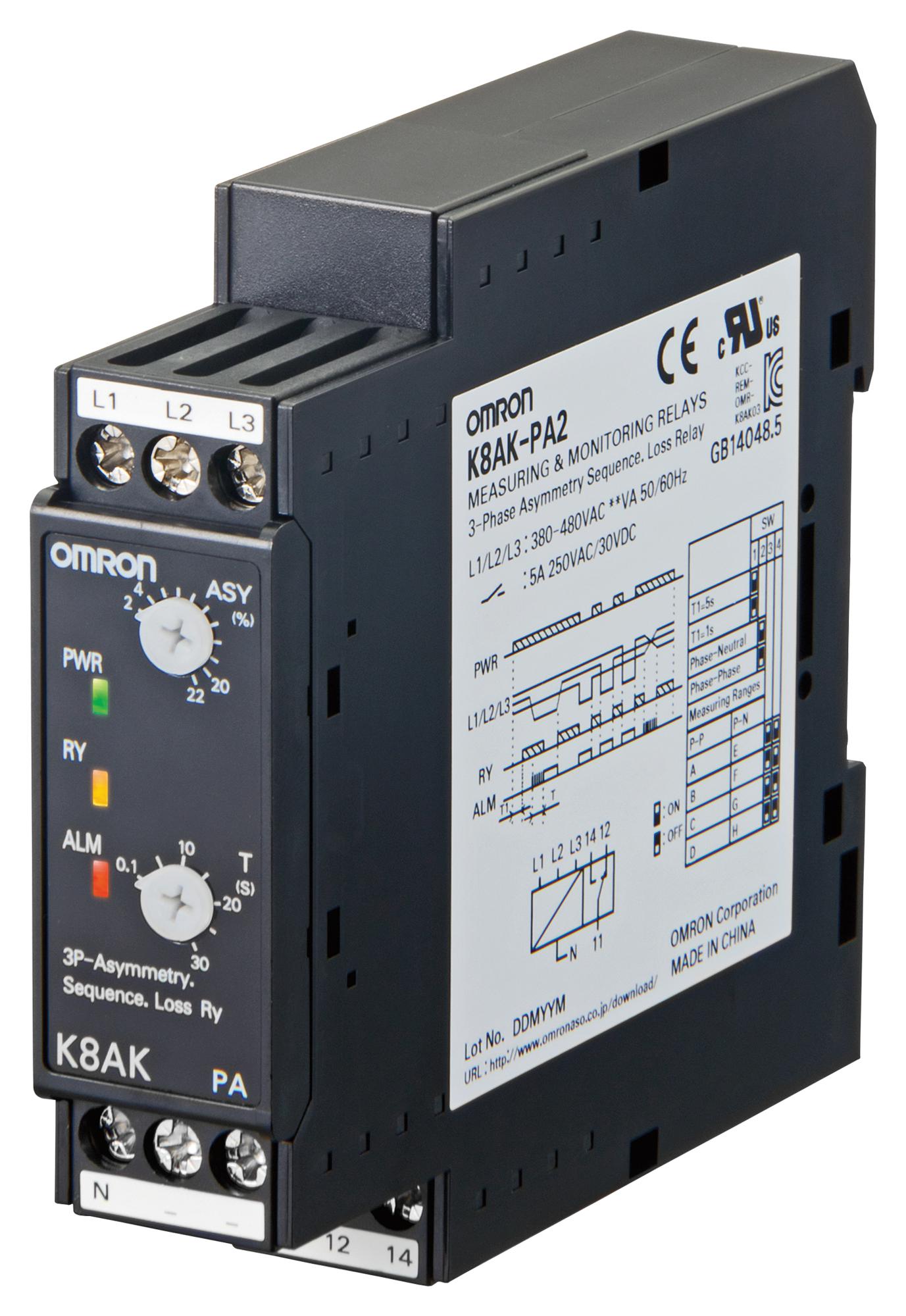 Omron Industrial Automation K8Ak-Ls1 100-240Vac