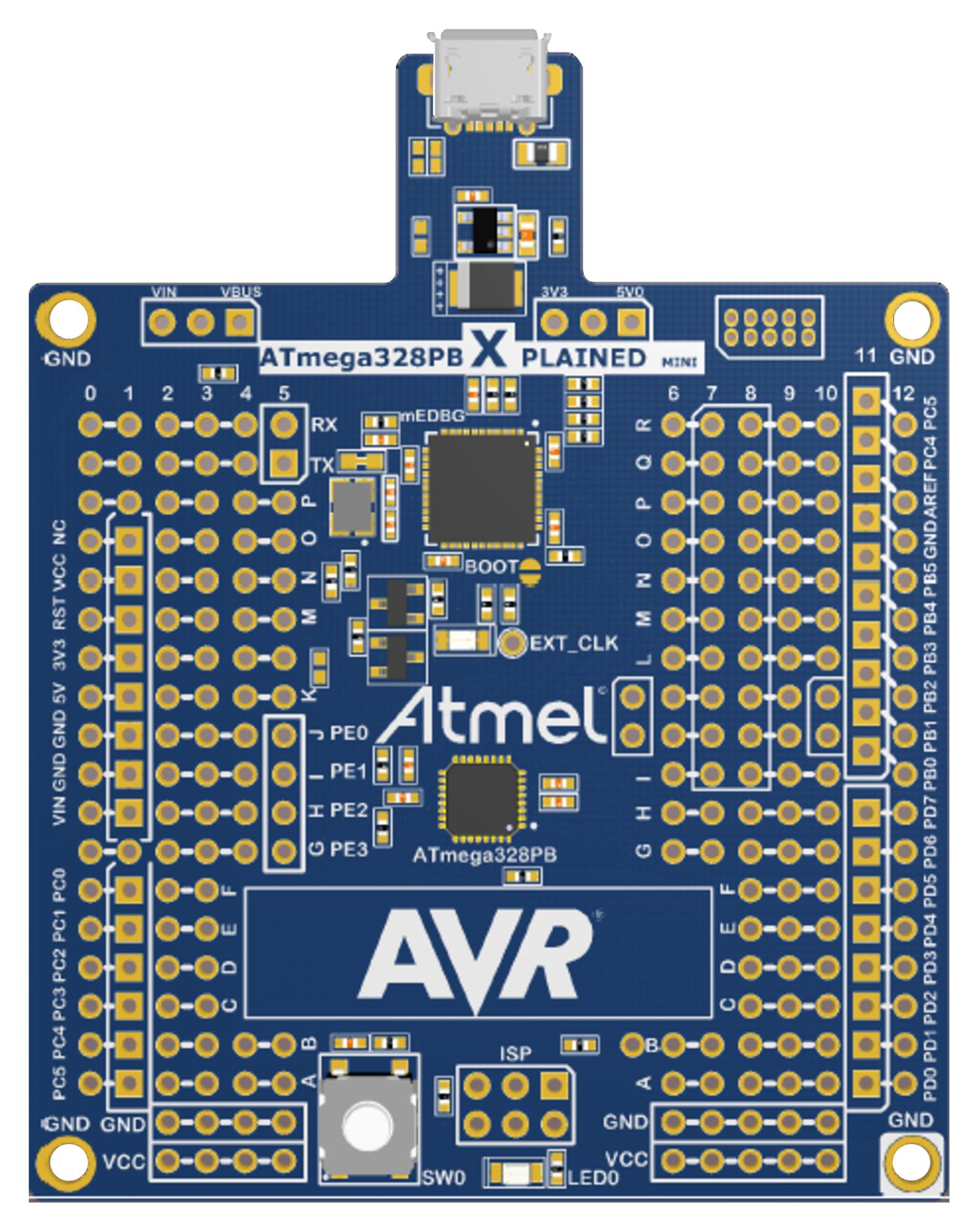 Microchip Atmega328Pb-Xmini