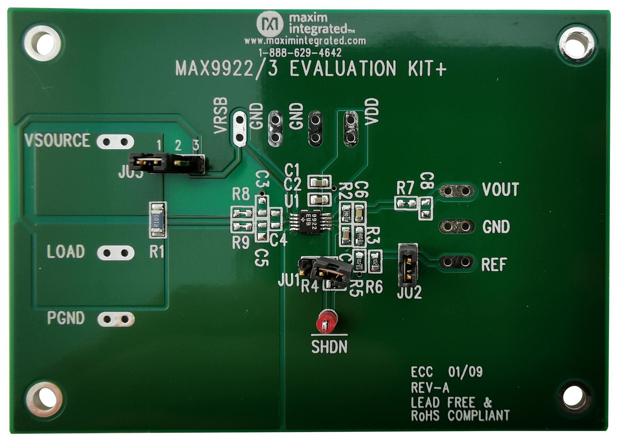 Analog Devices Max9922Evkit+