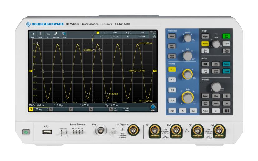 Rohde & Schwarz Rtm3002 + Rtm-B223 + Rtm-B1 (Rtm3K-32M)