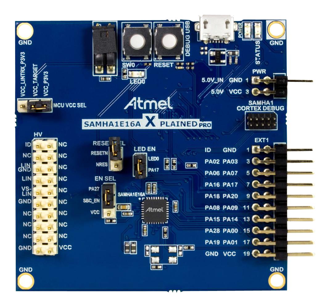 Microchip Atsamha1E16A-Xpro