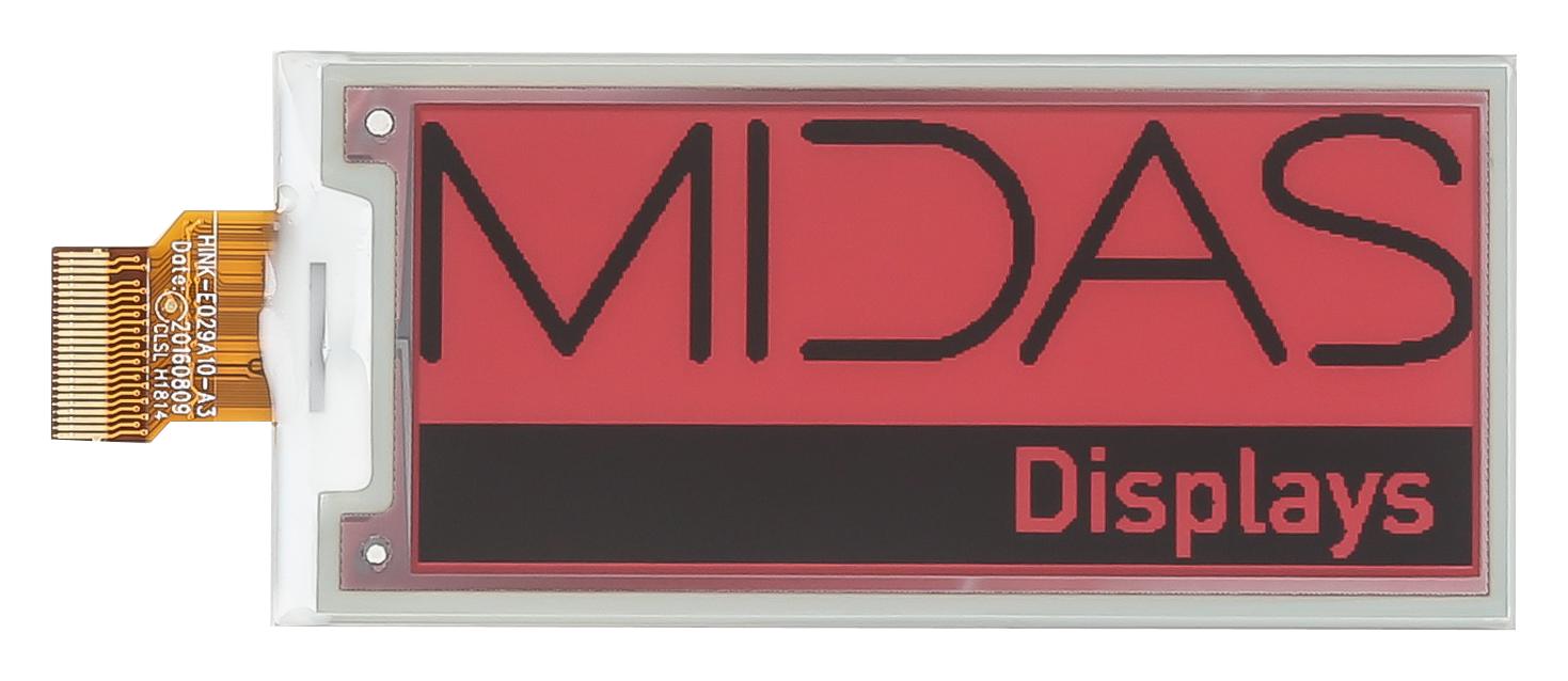 Midas Displays Mde029A128296Rbw