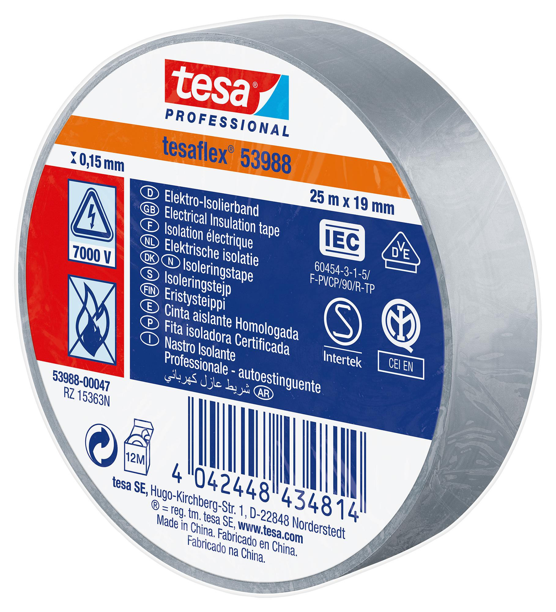 Tesa 53988 Grey 25M X 19mm