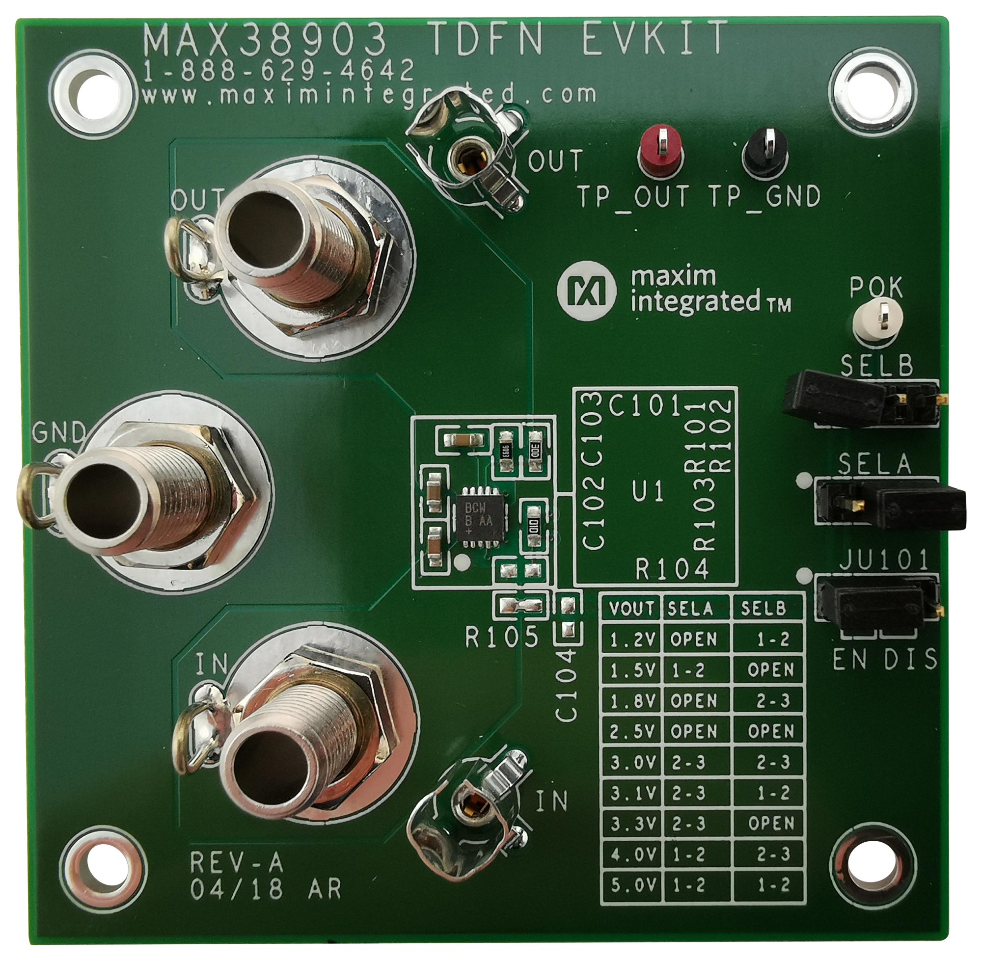 Analog Devices Max38903Evkit#tdfn