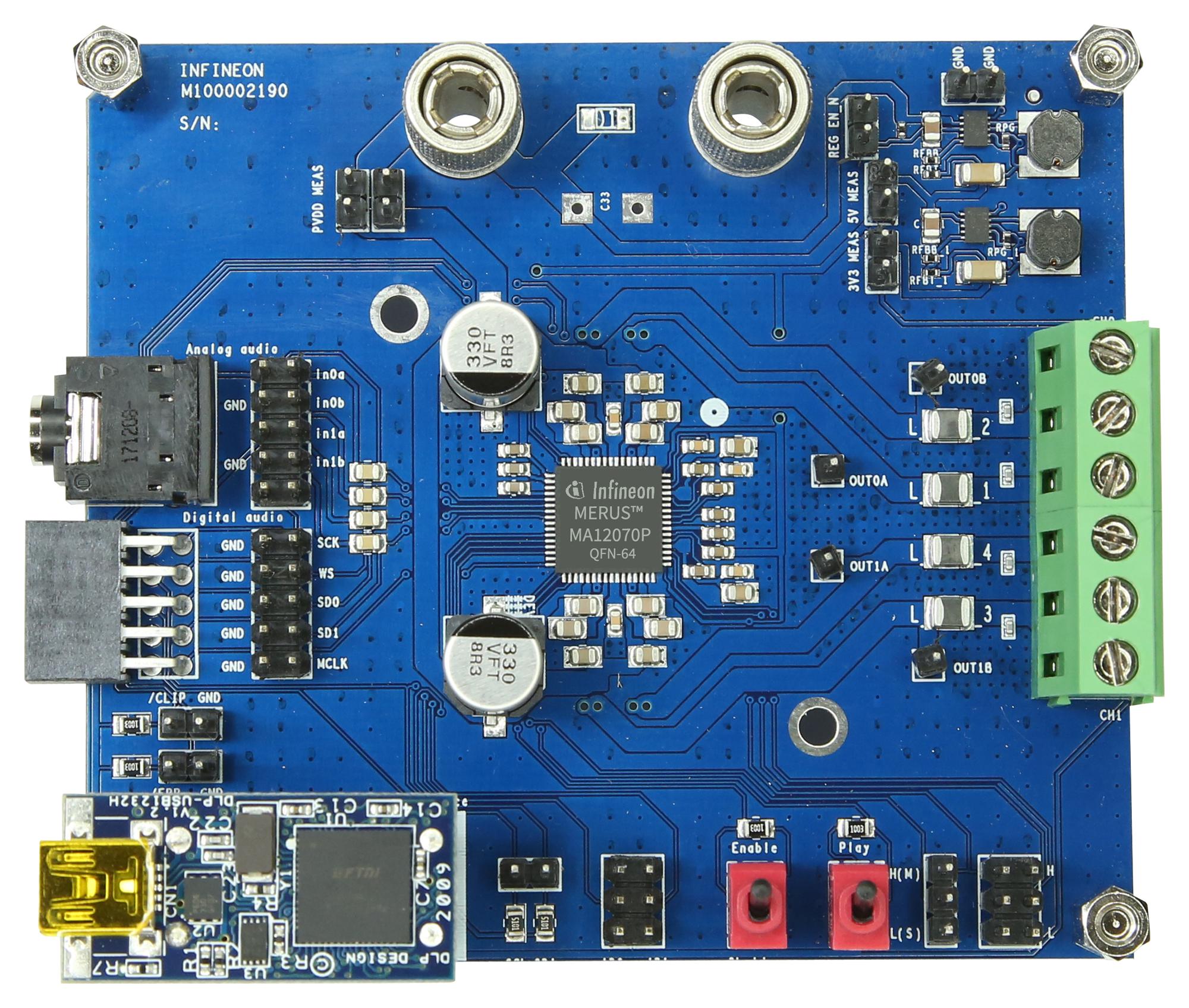 Infineon Evalaudioma12070Ptobo1