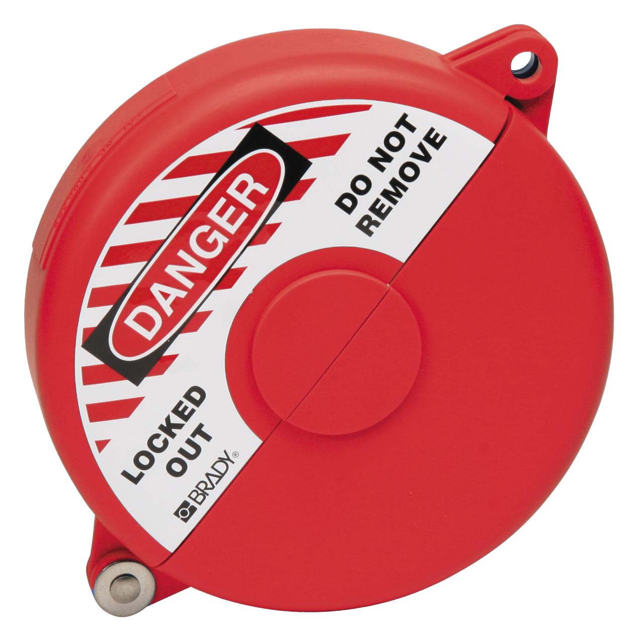 Brady Gate Valve Lockouts Gvlo 5-6.5 Red