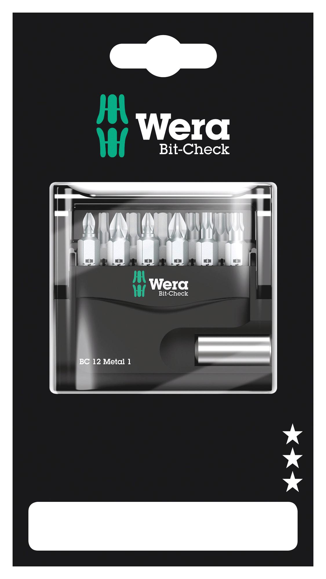 Wera Bit-Check 12 Metal 1 Sb