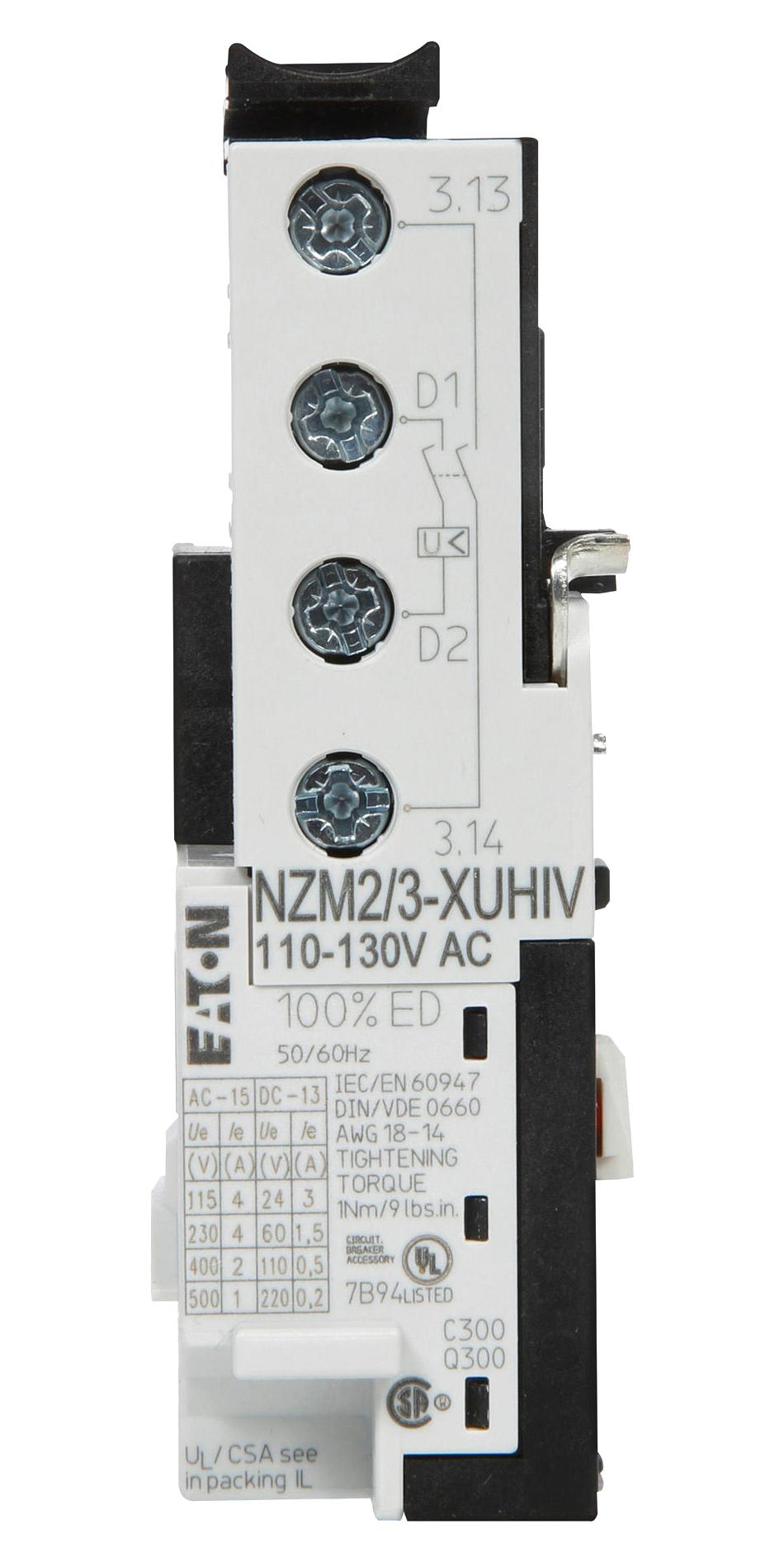 Eaton Moeller Nzm2/3-Xuhiv208-240Ac