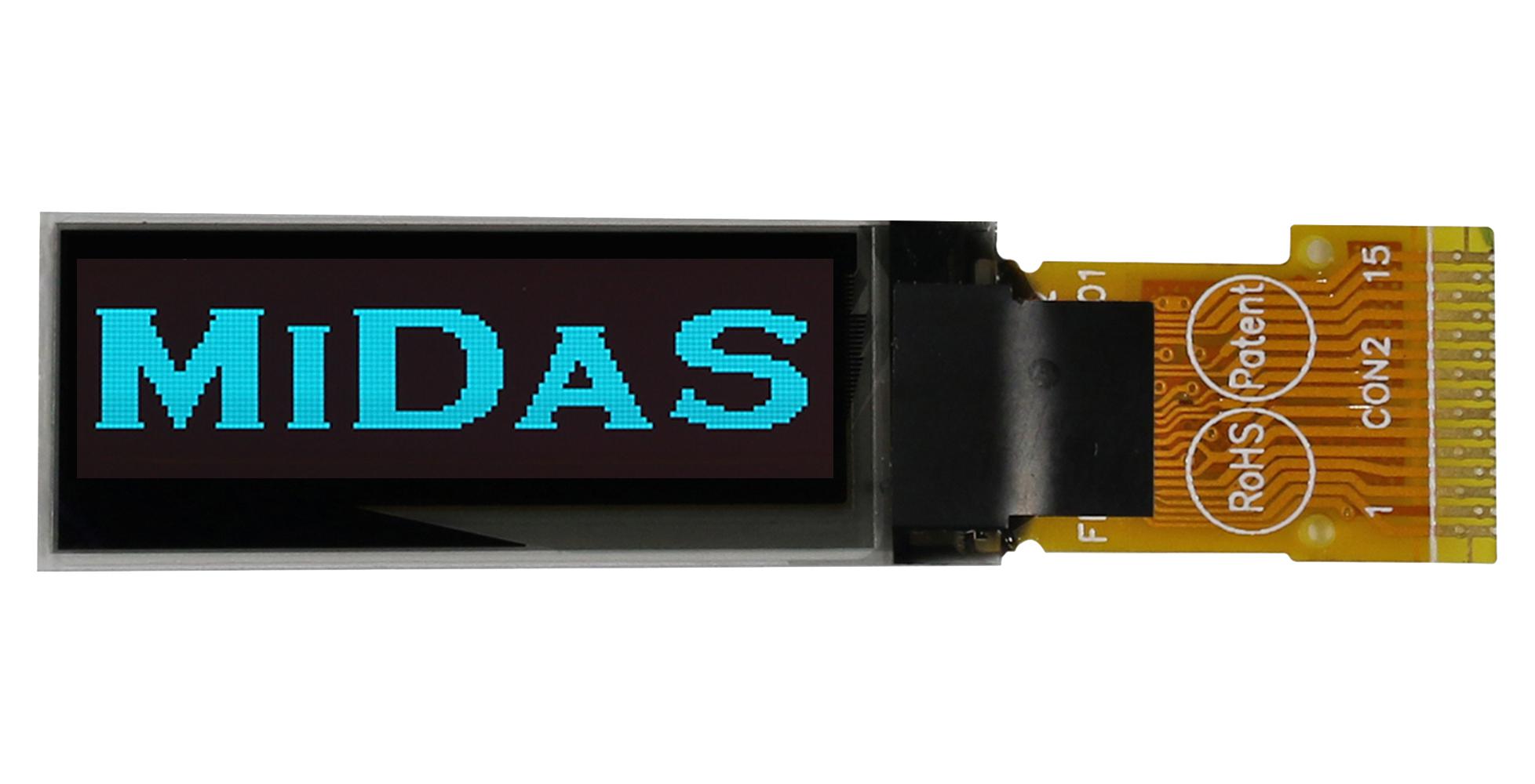 Midas Displays Mdog128032C2V-Bs