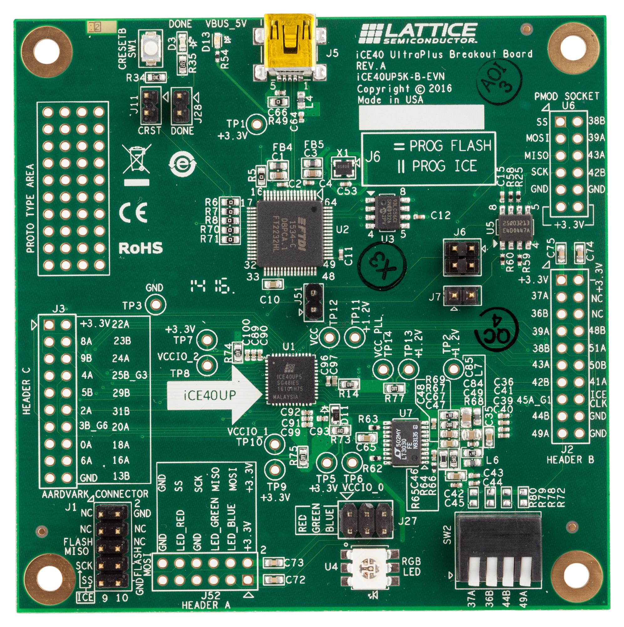 Lattice Semiconductor Ice40Up5K-B-Evn