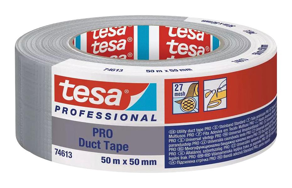 Tesa 74613, Grey, 50M X 50mm