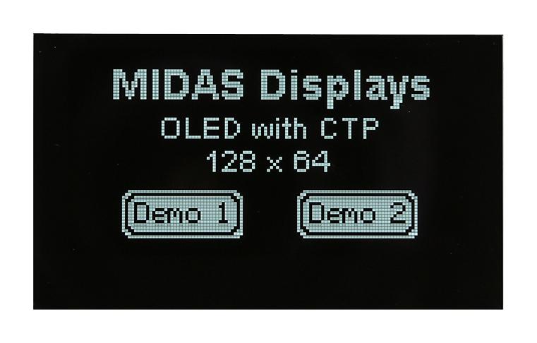 Midas Displays Mdog128064H1D-Wmc