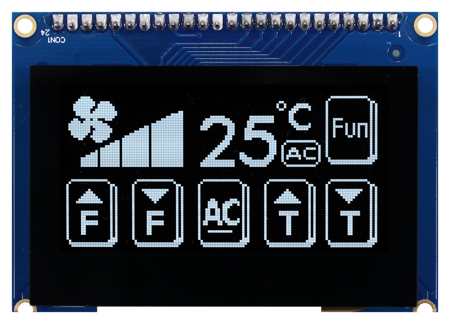 Midas Displays Mdob128064T1D-Wpc