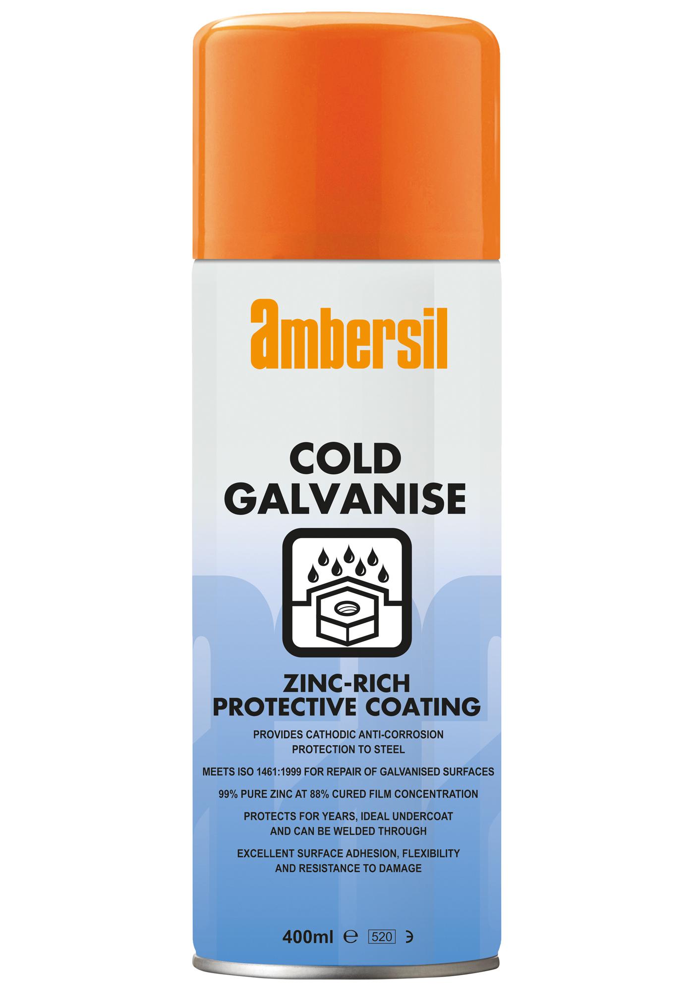 Ambersil Cold Galvanise Spray, 400Ml