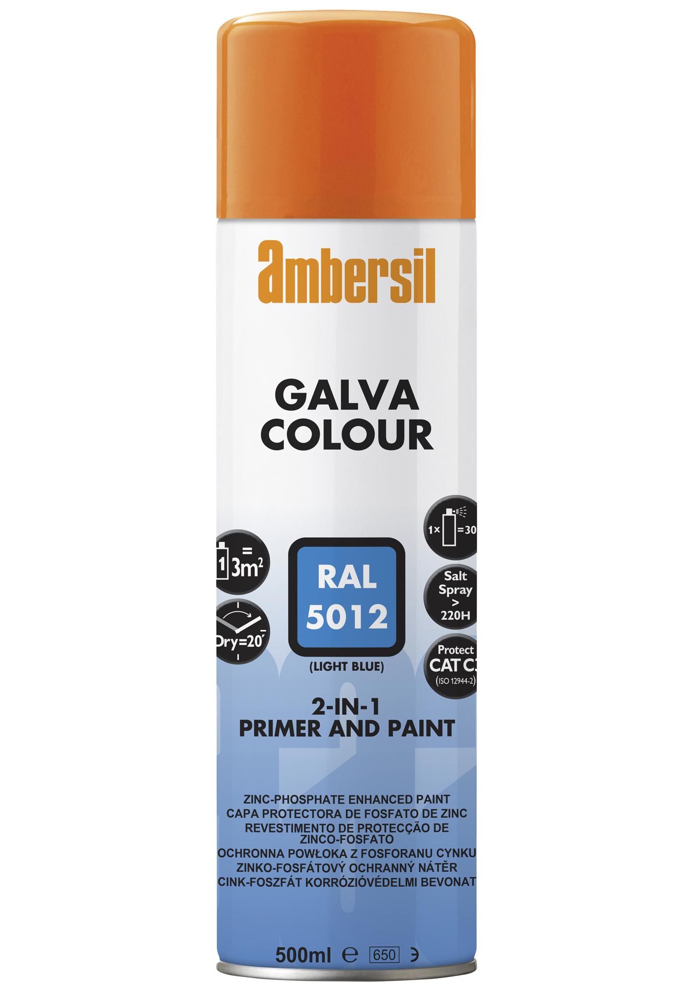 Ambersil Galva Colour Blue Ral 5012, 500Ml