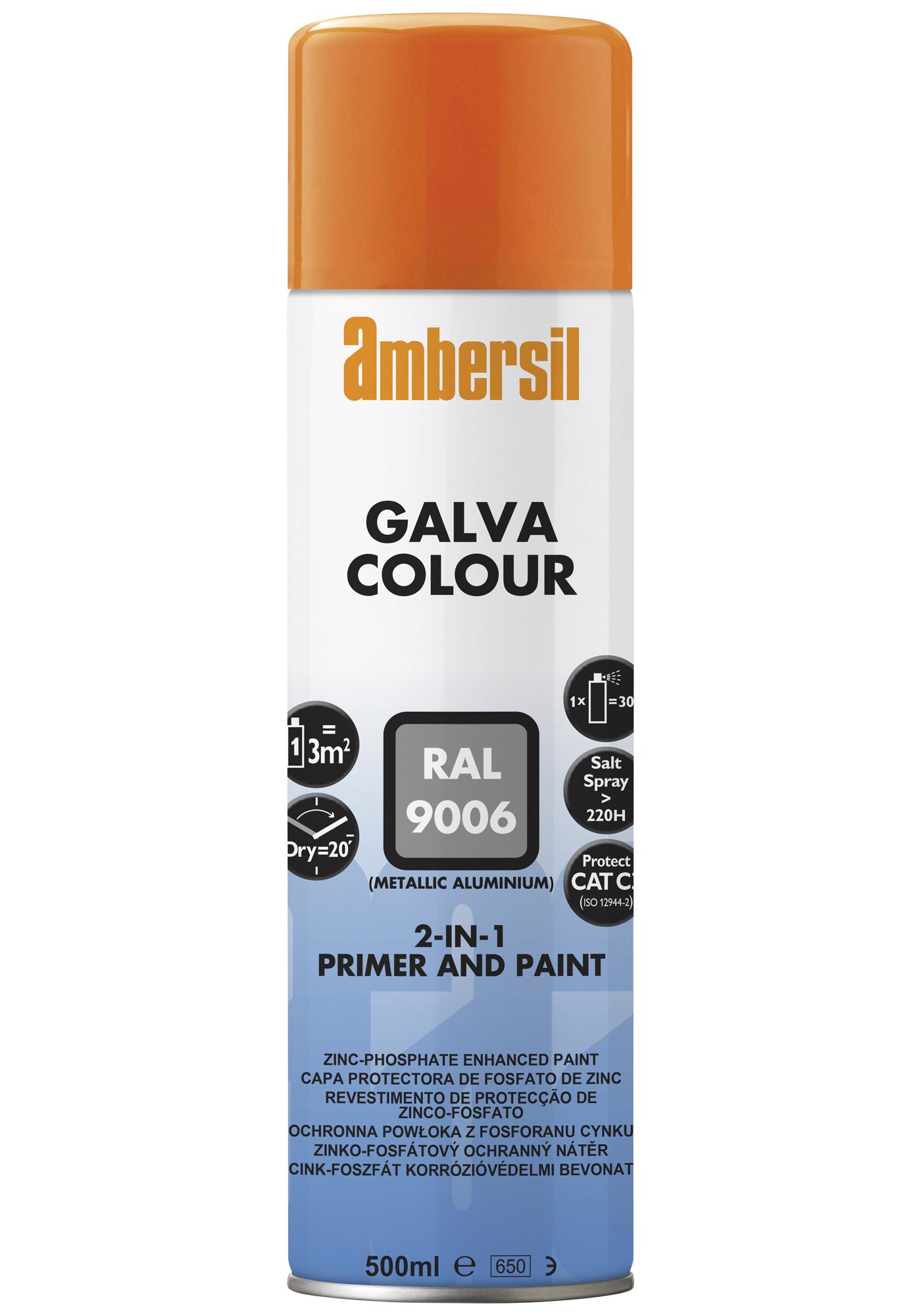 Ambersil Galva Colour Silver Ral 9006, 500Ml