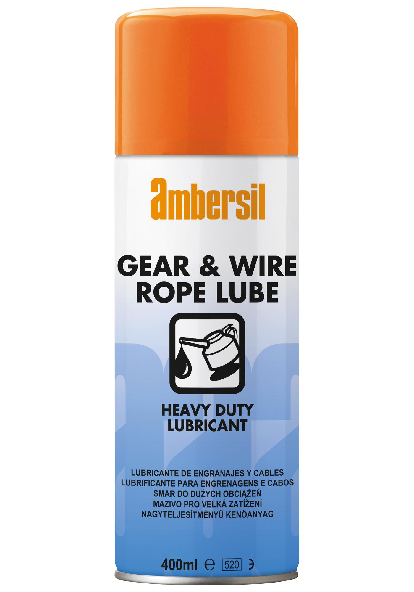 Ambersil Gear And Wire Ropelubricant, 400Ml