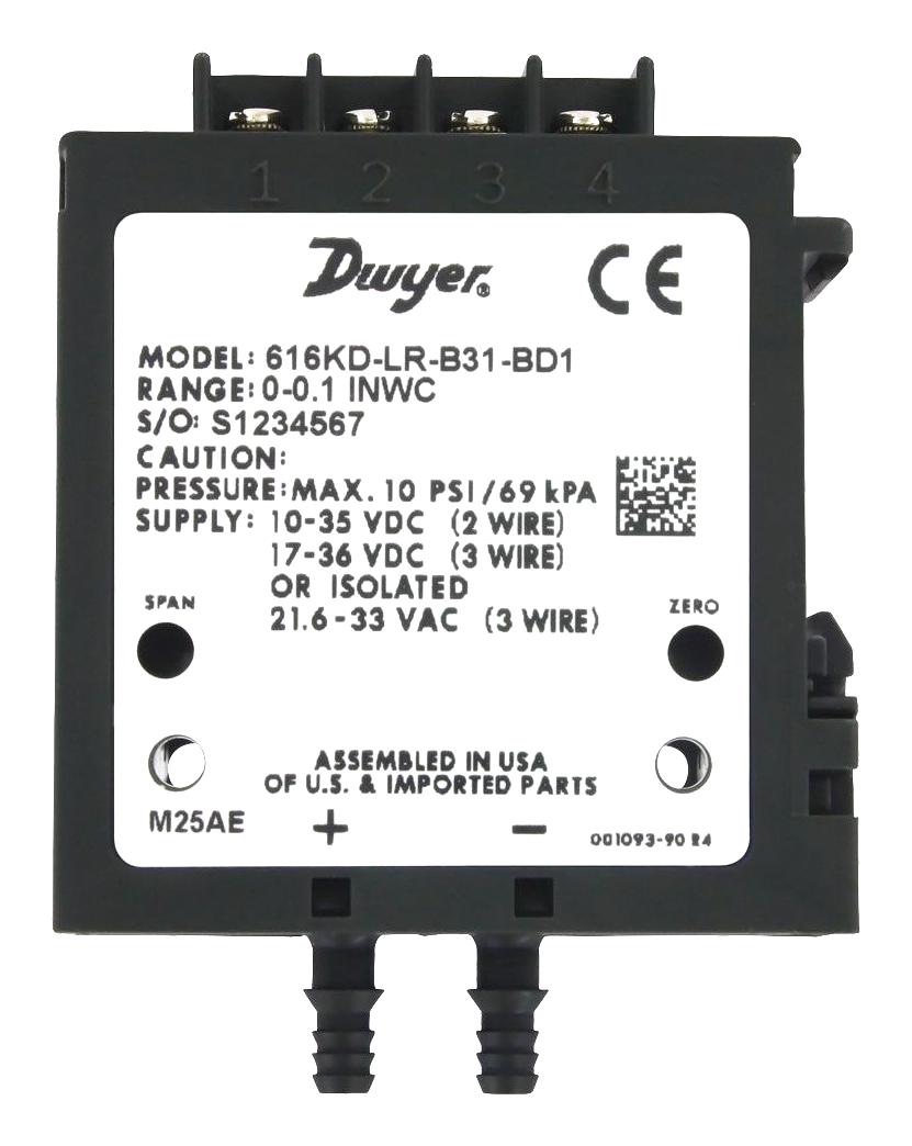 Dwyer 616Kd-Lr-B42-Bd1