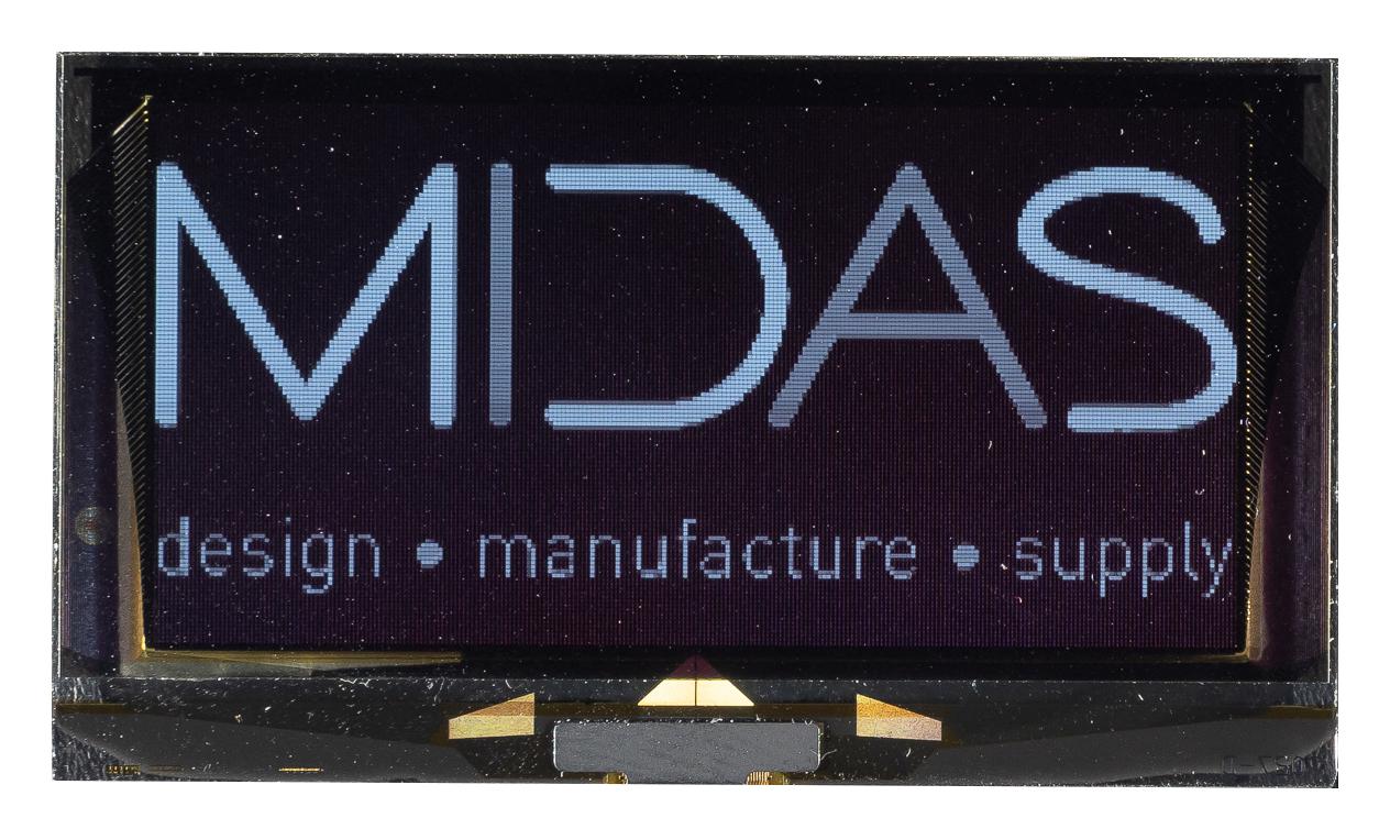 Midas Displays Mdog256128Av-Wm