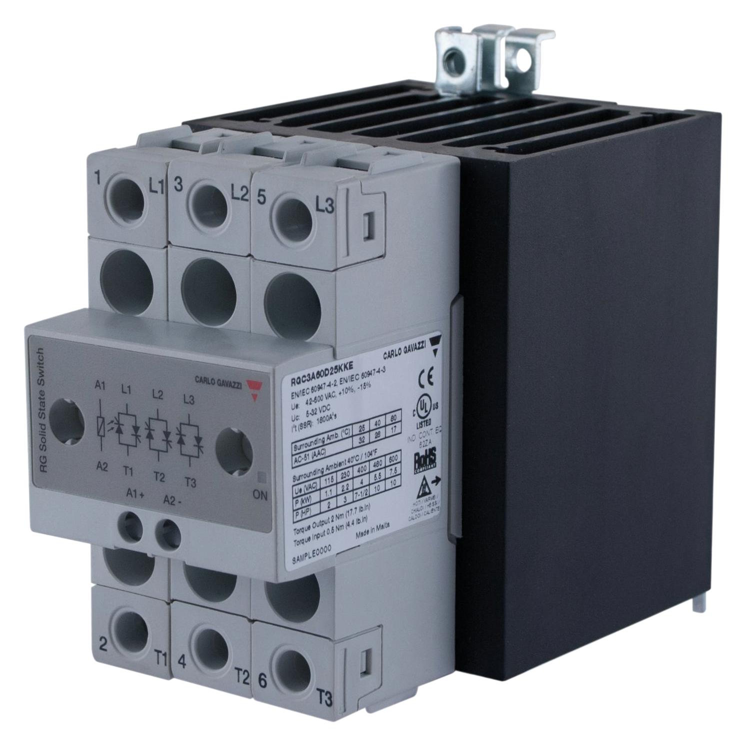 Carlo Gavazzi Rgc3A60D25Kke