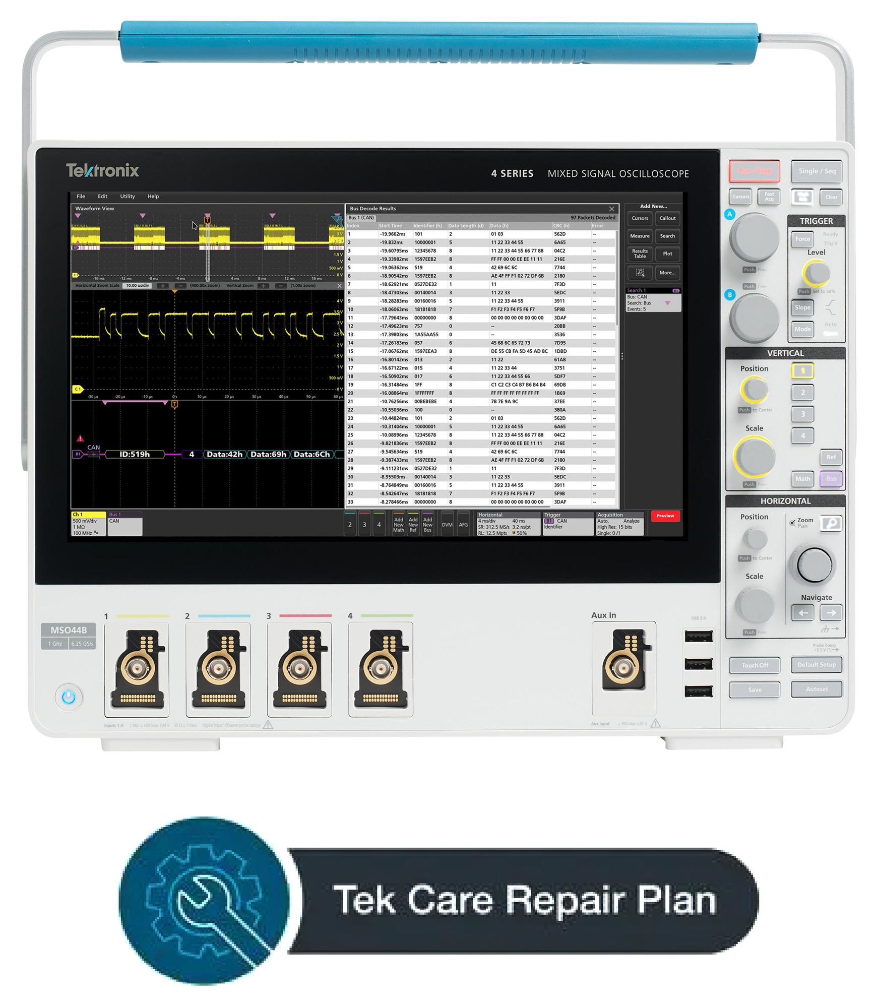 Tektronix Mso44B 4-Bw-350 + Mso44B R3