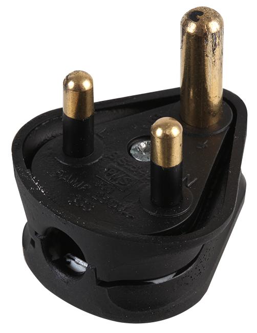 Pro Elec 5A Plug Black