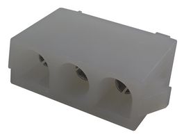 350760-4 - Basetta a Pin, Filo a Scheda, 6.35 mm, 1 File, 3 Contatti, Foro Passante, Dritta