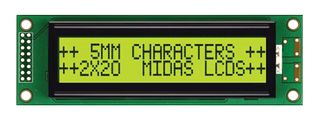 MIDAS DISPLAYS MC22005A6WR-SPTLY-V2