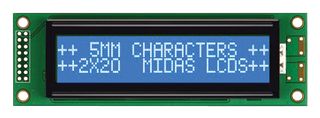 MIDAS DISPLAYS MC22005A6W-BNMLW-V2