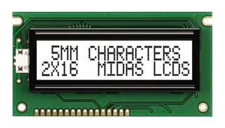 MIDAS DISPLAYS MC21605A6W-FPTLW-V2
