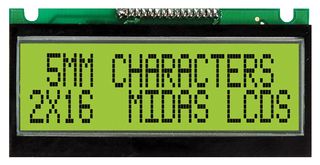 DISPLAY MIDAS MC21605F6WE-SPTLY