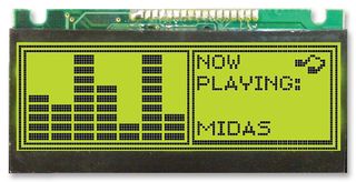 MIDAS DISPLAYS MC122032C6W-SPTLY
