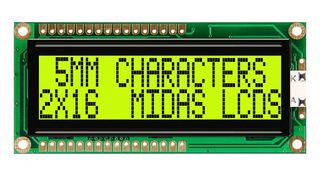 MIDAS DISPLAYS MC21605G6WD-SPTLY-V2