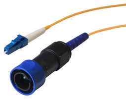 Bulgin Limited Pxf4050Aaa Fibre Optic Lead Assy, Lc, Sm, 5M
