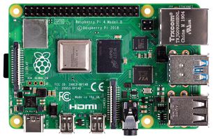 RPI4-MODBP-4GB - Computer monoscheda, Raspberry Pi 4 Model B, SoC BCM2711, RAM DDR4 4GB, USB 3.0, abilitato PoE