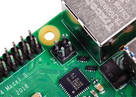 RPI4-MODBP-4GB - Computer monoscheda, Raspberry Pi 4 Model B, SoC BCM2711, RAM DDR4 4GB, USB 3.0, abilitato PoE