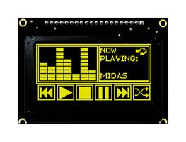 MIDAS DISPLAYS MCOB128064JX-YM