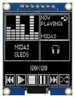 MIDAS DISPLAYS MDOB128128CV-WS