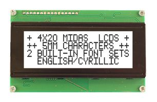 MIDAS DISPLAYS MC42005A6WR-FPTLW-V2