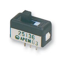 Scorrimento Spdt Oro APEM 25136NLDH6 APEM Interruttore 