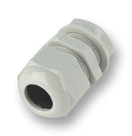 Abb Cb02687 M16 Cable Gland With Locknut Grey