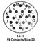 ITT CANNON KPSE06E14-19P
