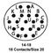 ITT CANNON KPT00E14-18SW