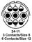 AMPHENOL INDUSTRIAL MS3100A24-11P